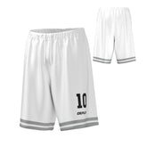 Basketball Shorts Hoops - White